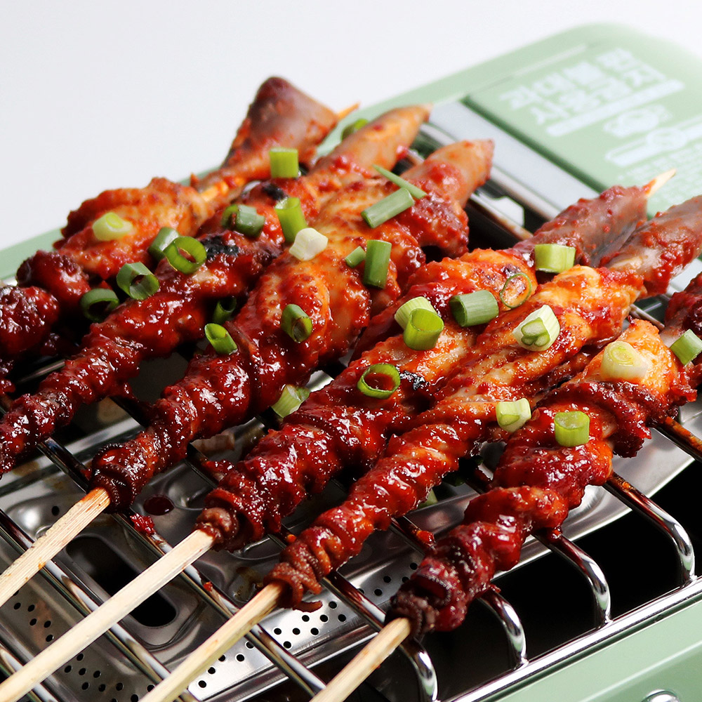 쫄깃고소 낙지호롱 500g (12~13미)+소스 낙지꼬치 캠핑음식