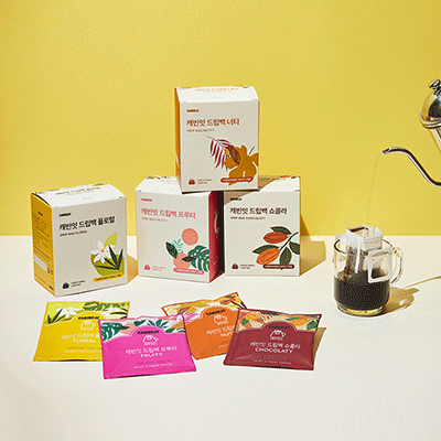 캐빈잇 드립백 7개입 플로럴/프루티/너티/쇼콜 대표이미지 섬네일