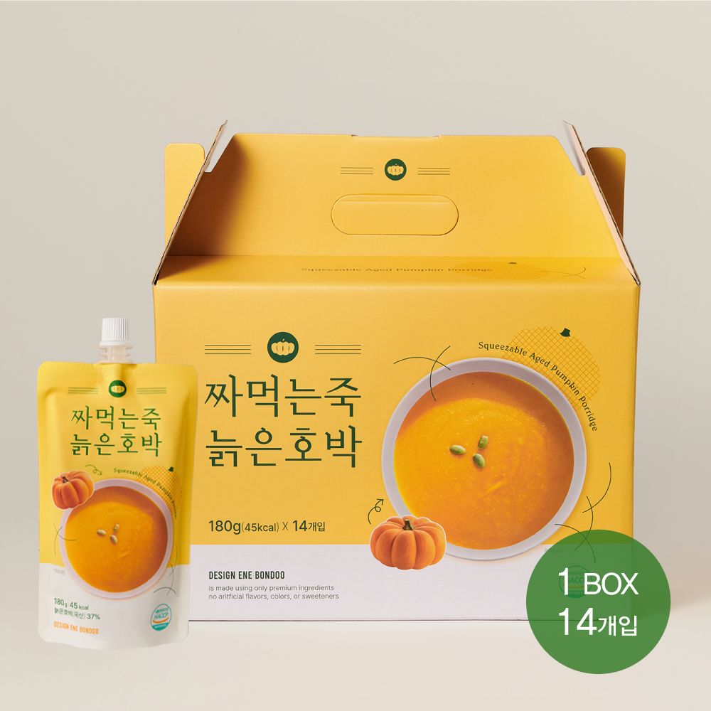짜먹는죽 늙은호박 14개입