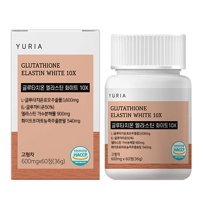 [3+1이벤트]유리아 글루타치온 엘라스틴 화이트 600mg 60정 2개월분 대표이미지 섬네일
