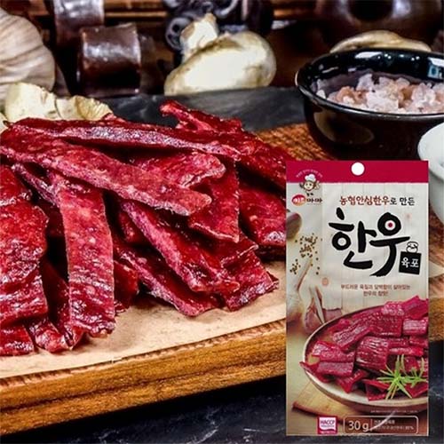 [농협안심한우] 40년 육포장인의_한우 칸 육포 30g x 5개 