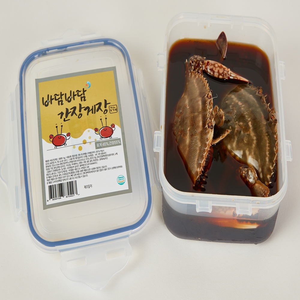 국내산 암꽃게로 만든 바담바담 간장게장1KG(2마리)