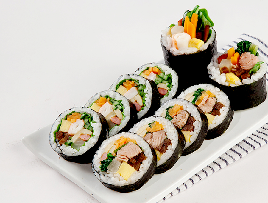 [한성기업] 프리미엄 김밥세트S 440g*2개 + 명란한떡갈비 500g