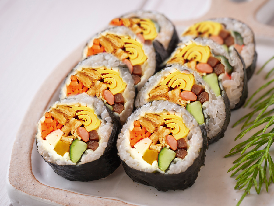 [한성기업] 프리미엄 유부김밥세트 640g*2개 + 명란한떡갈비 500g