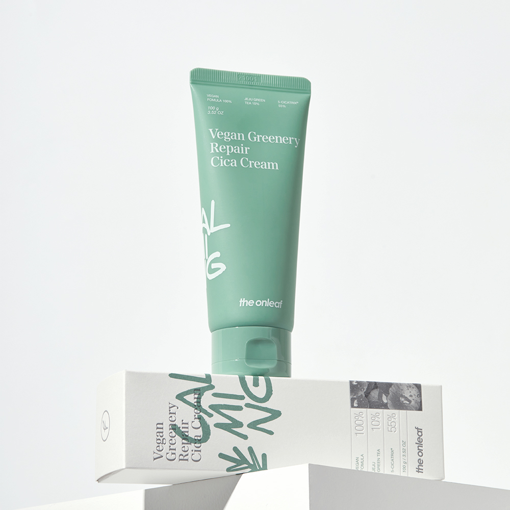 더온리프 비건 그리너리 리페어 시카 크림
