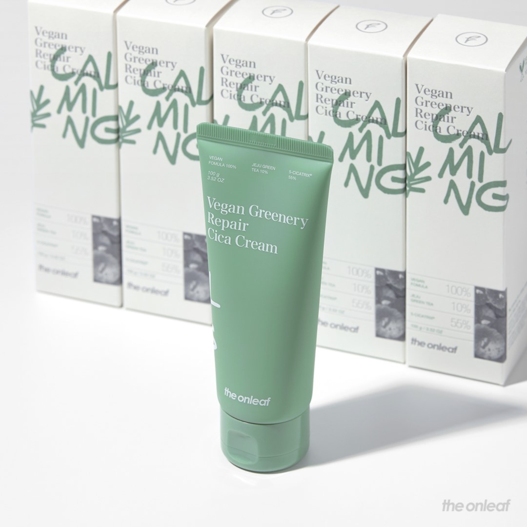 더온리프 비건 그리너리 리페어 시카 크림