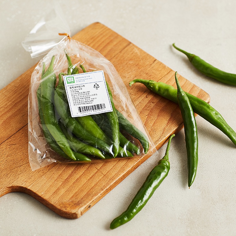 [농할20%쿠폰][무농약] 오이맛 고추 (150g)