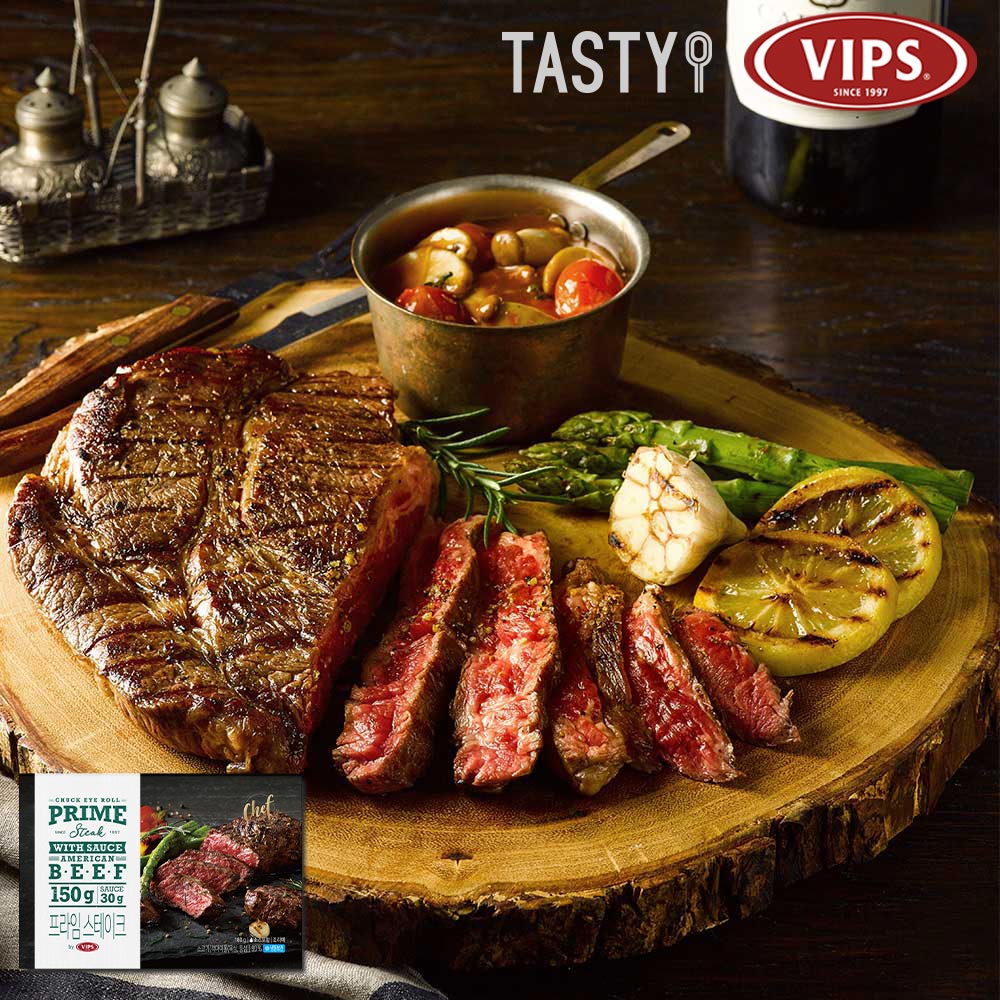 빕스프라임스테이크 180g(스테이크 150g+소스30g) * 8팩