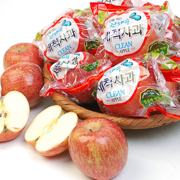 [특가]신선한 세척사과 1.5kg(8~10과)_가정용 외 2종