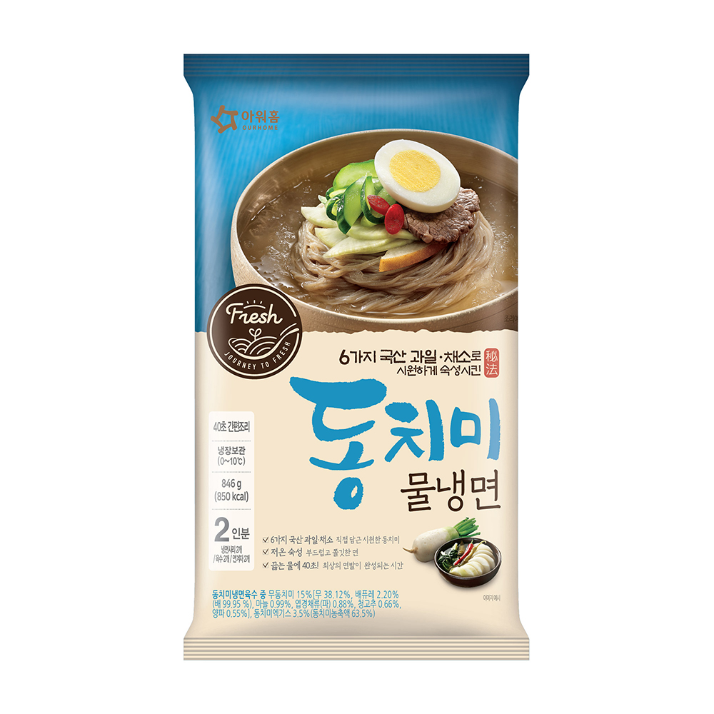 [아워홈] 동치미 물냉면 846g*4팩