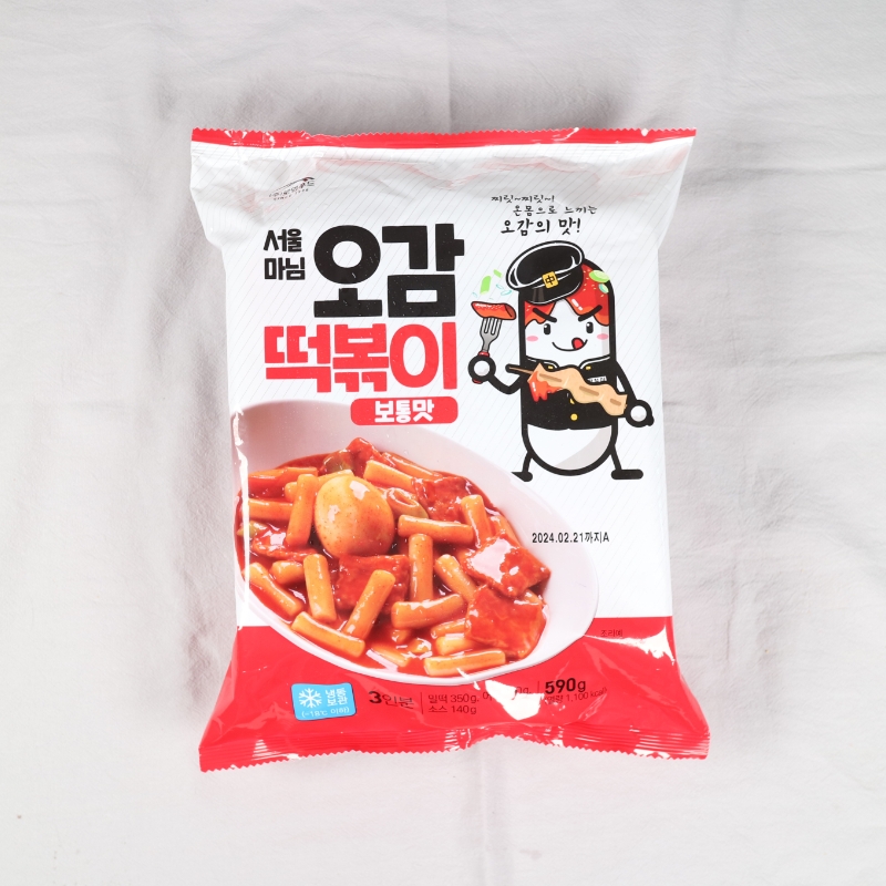 매콤한 오감떡볶이 골라담기 550g 590g 보통맛 로제맛