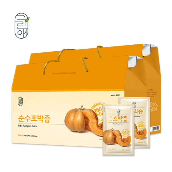 그린애 순수호박즙 90ml 30팩 2box