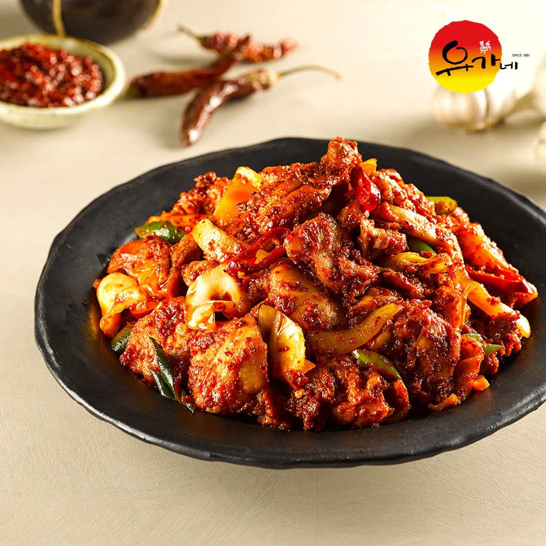 유가네 닭갈비 600g (2인분) 1팩/2팩/5팩