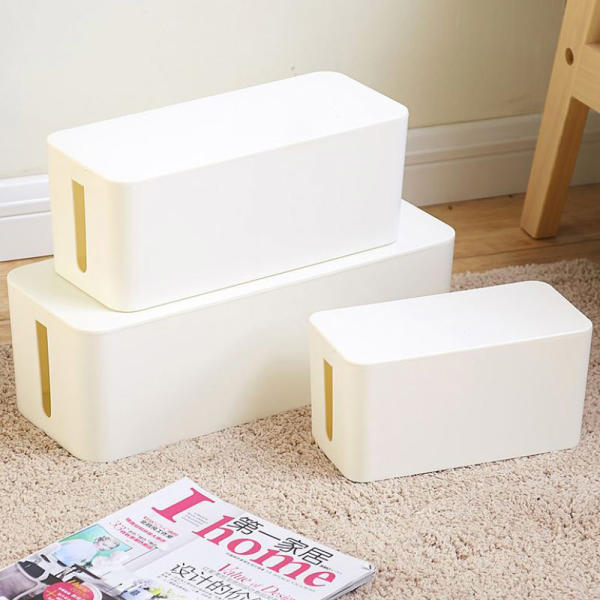 멀티 케이블 전선 멀티탭 콘센트 정리 박스 정리함