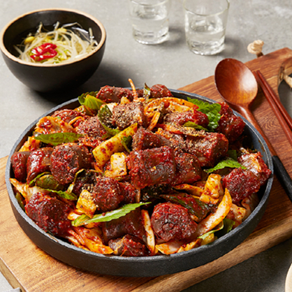 쿡솜씨 깻잎매콤 순대볶음 2인분 밀키트 대표이미지 섬네일