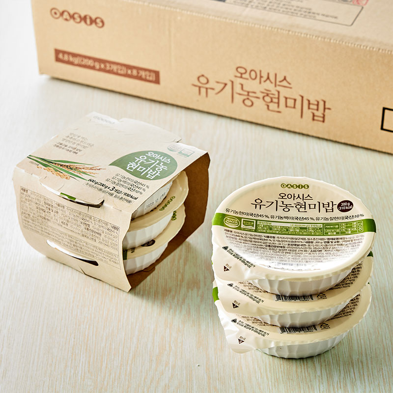 [박스] 유기농현미밥 (200g x 24입)