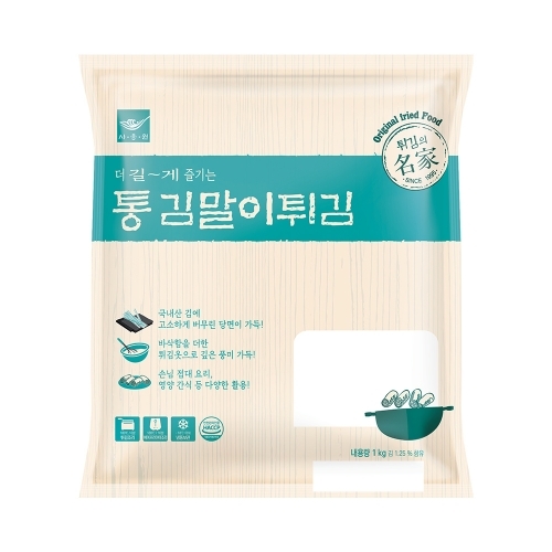 사옹원 통김말이튀김 1kg