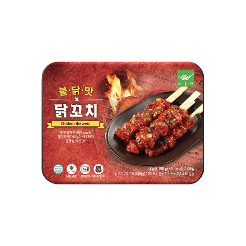 불닭맛 닭꼬치 180g 대표이미지 섬네일