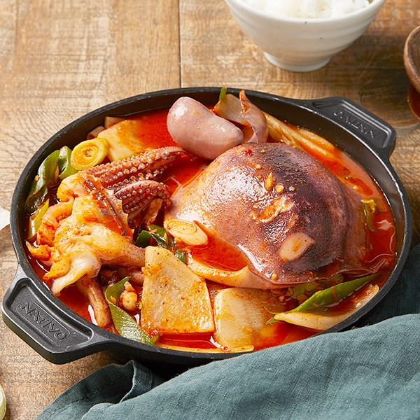 쿡솜씨 통오징어찌개 2인분 밀키트
