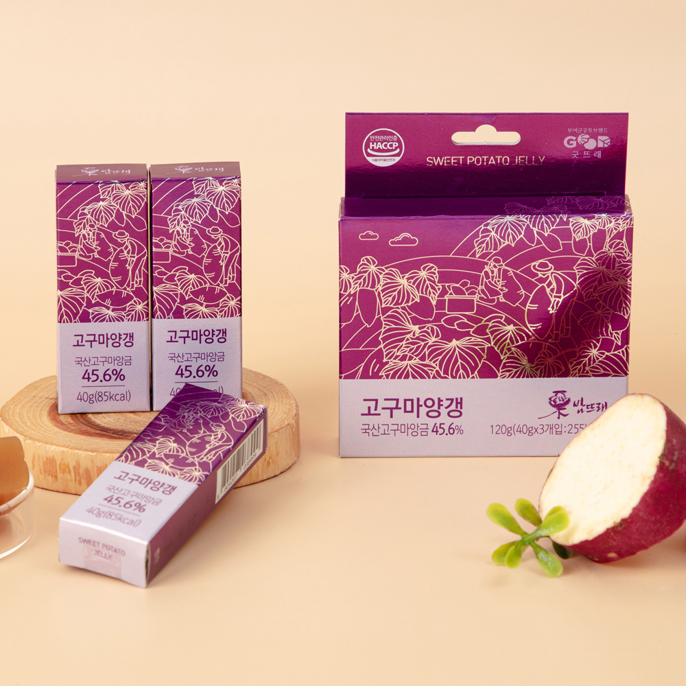 밤뜨래 고구마양갱 (40g x 3)