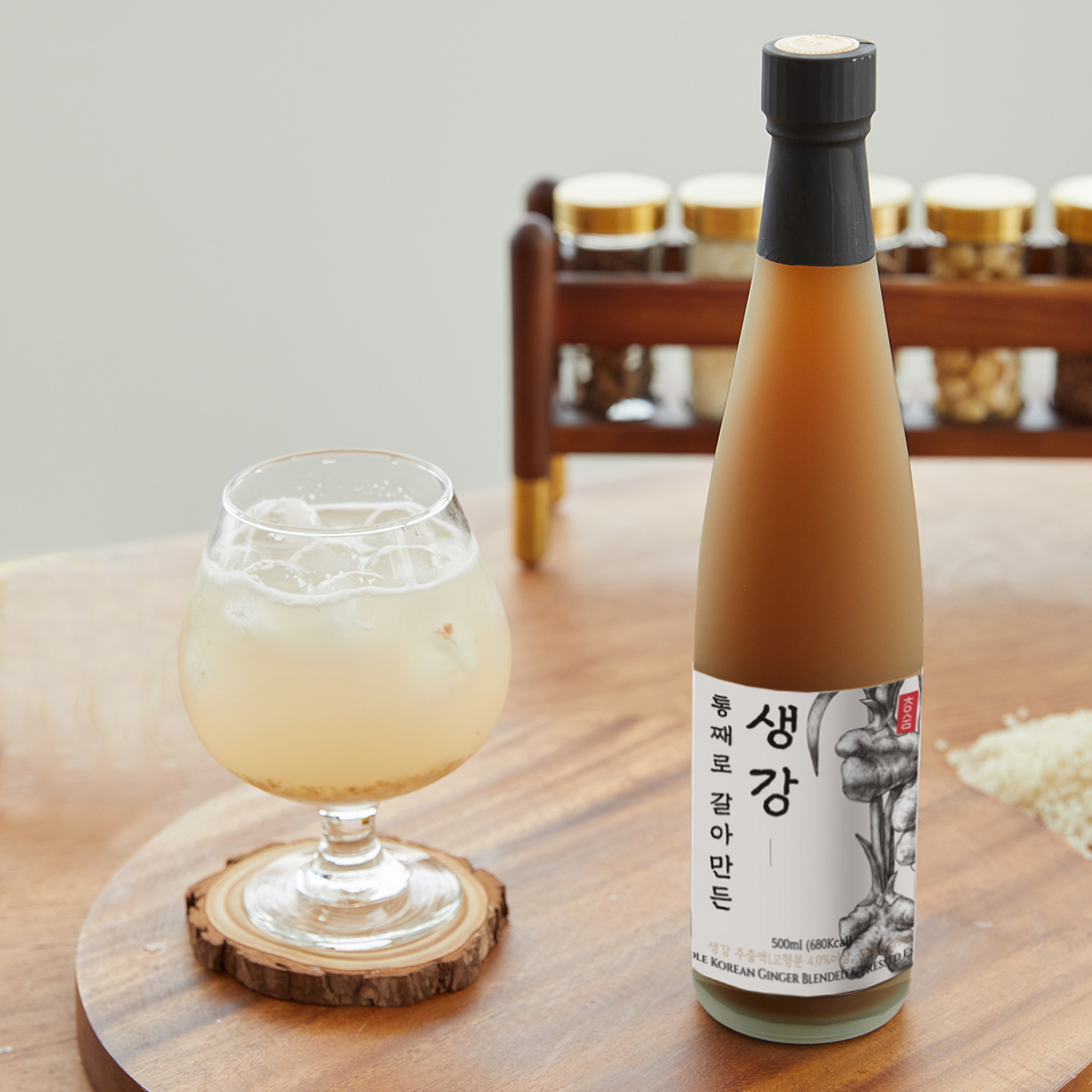 통째로 갈아만든 발효 생강 원액 500ml