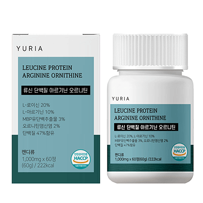 [3+1이벤트]유리아 류신 단백질 아르기닌 오르니틴 1000mg 60정 2개월분 대표이미지 섬네일