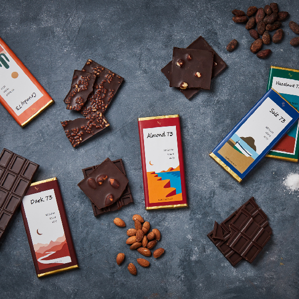 [특가]무설탕 무첨가 다크초콜릿 73% 5종 5묶음(달콤쌉싸름)