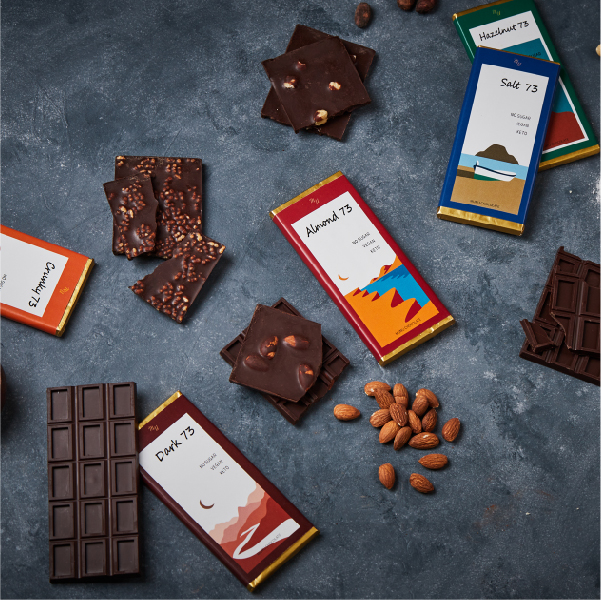 [특가]무설탕 무첨가 다크초콜릿 73% 5종 5묶음(달콤쌉싸름)