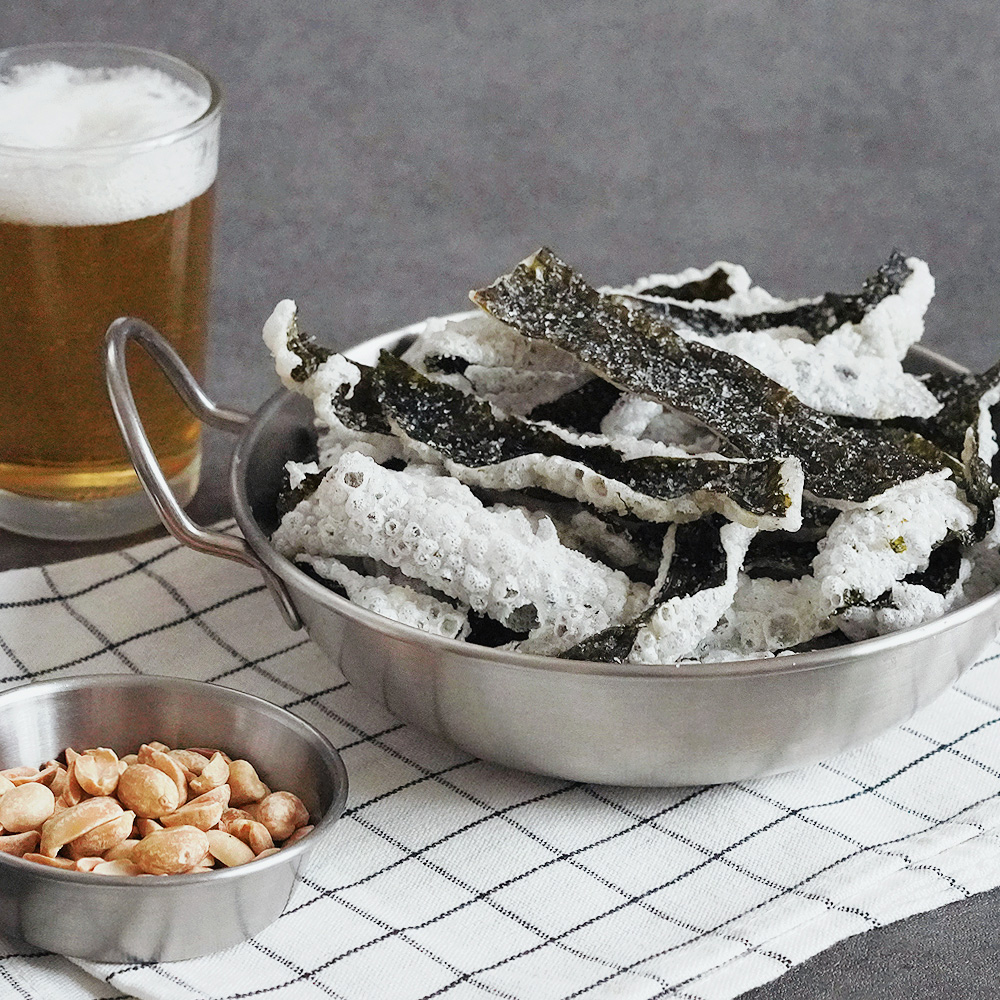 국산 김으로 튀겨낸 바삭한 김스낵 90g