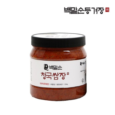 백말순 청국쌈장 1.2KG 대표이미지 섬네일