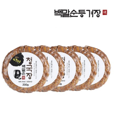 백말순 청국장 200g x 5개 대표이미지 섬네일