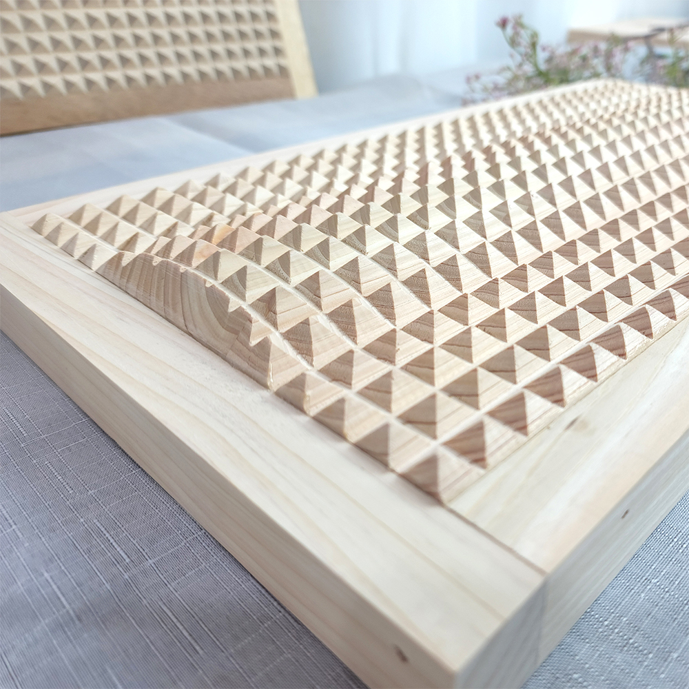 발지압판 발바닥 지압기 편백 나무 지압기