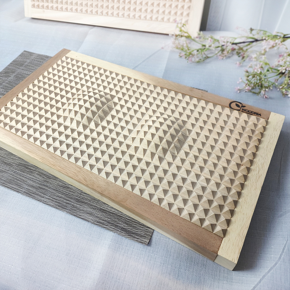 발지압판 발바닥 지압기 편백 나무 지압기