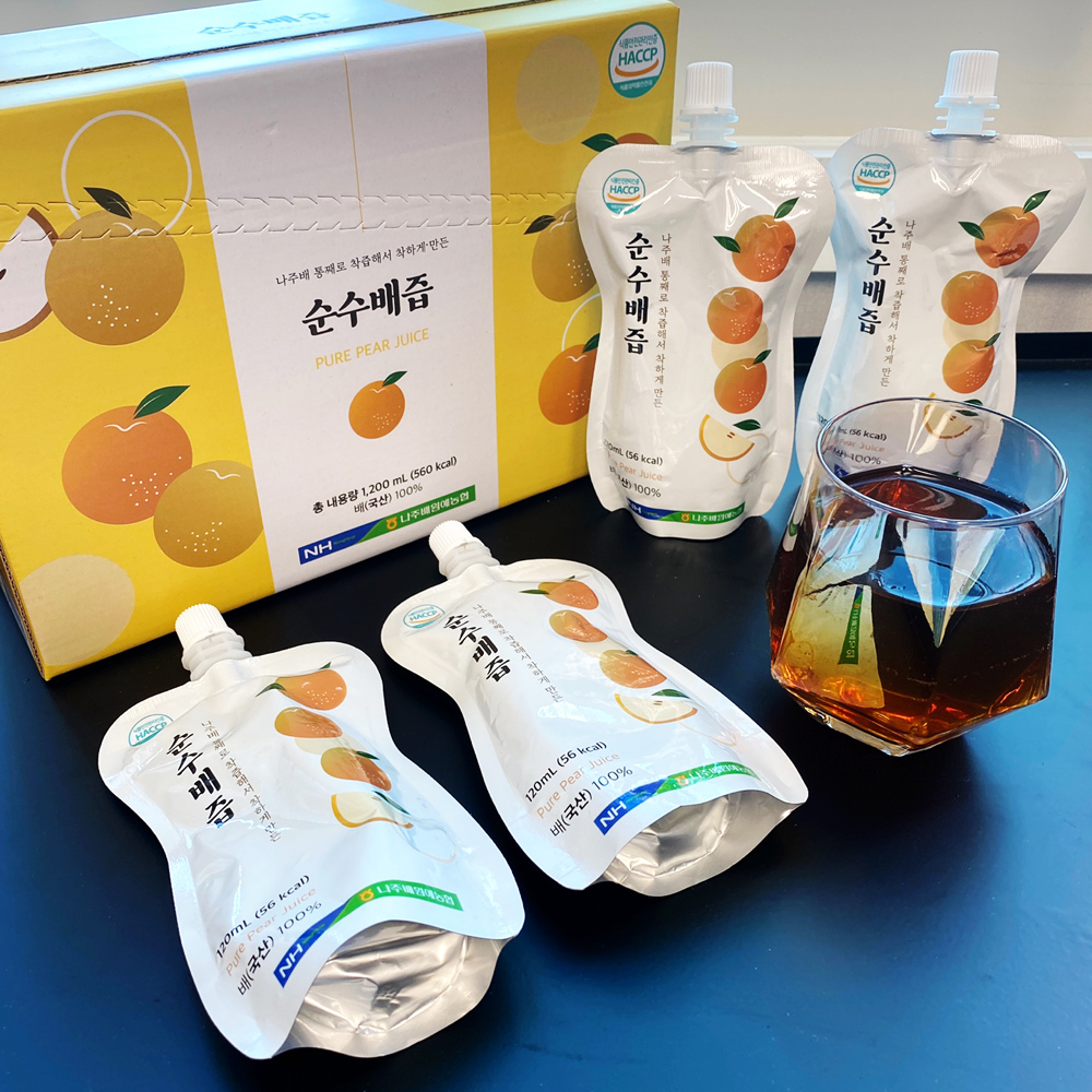 프리미엄 나주 배즙 100% 착즙 선물세트 120ml 30포