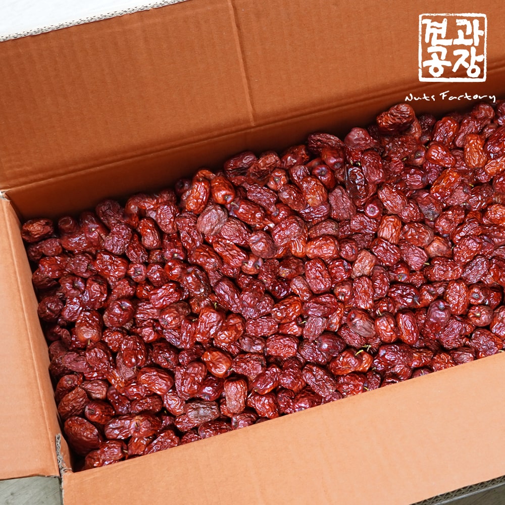 [견과공장]잘생긴 국산 건대추 15kg 박스 상초 특초 별초