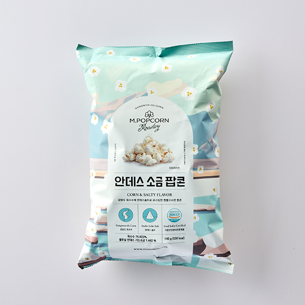 유기농 옥수수로 만든, 안데스 소금 팝콘(140g)