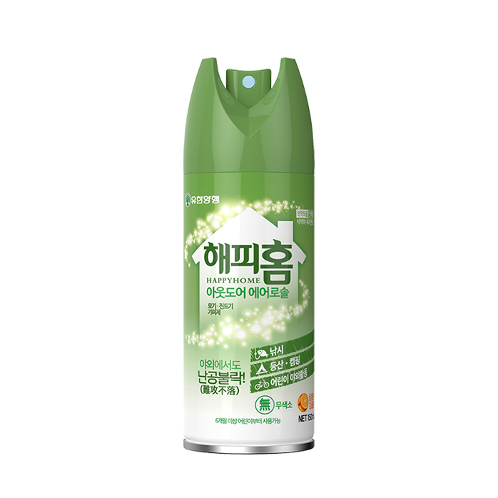 해피홈 아웃도어 에어로솔 150ml x 2개 대표이미지 섬네일