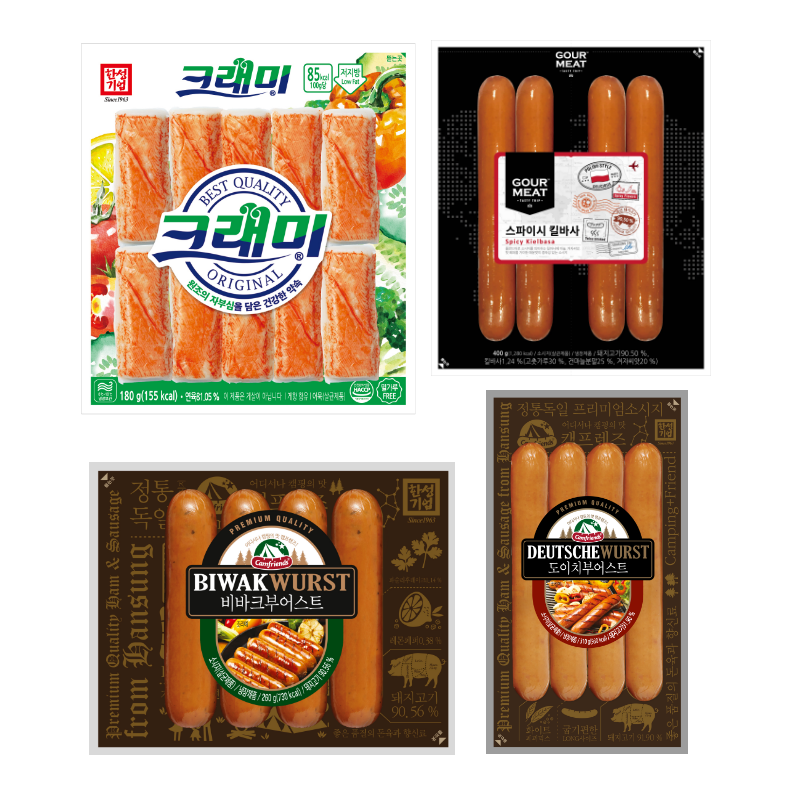 [한성기업] 크래미&소세지 6팩