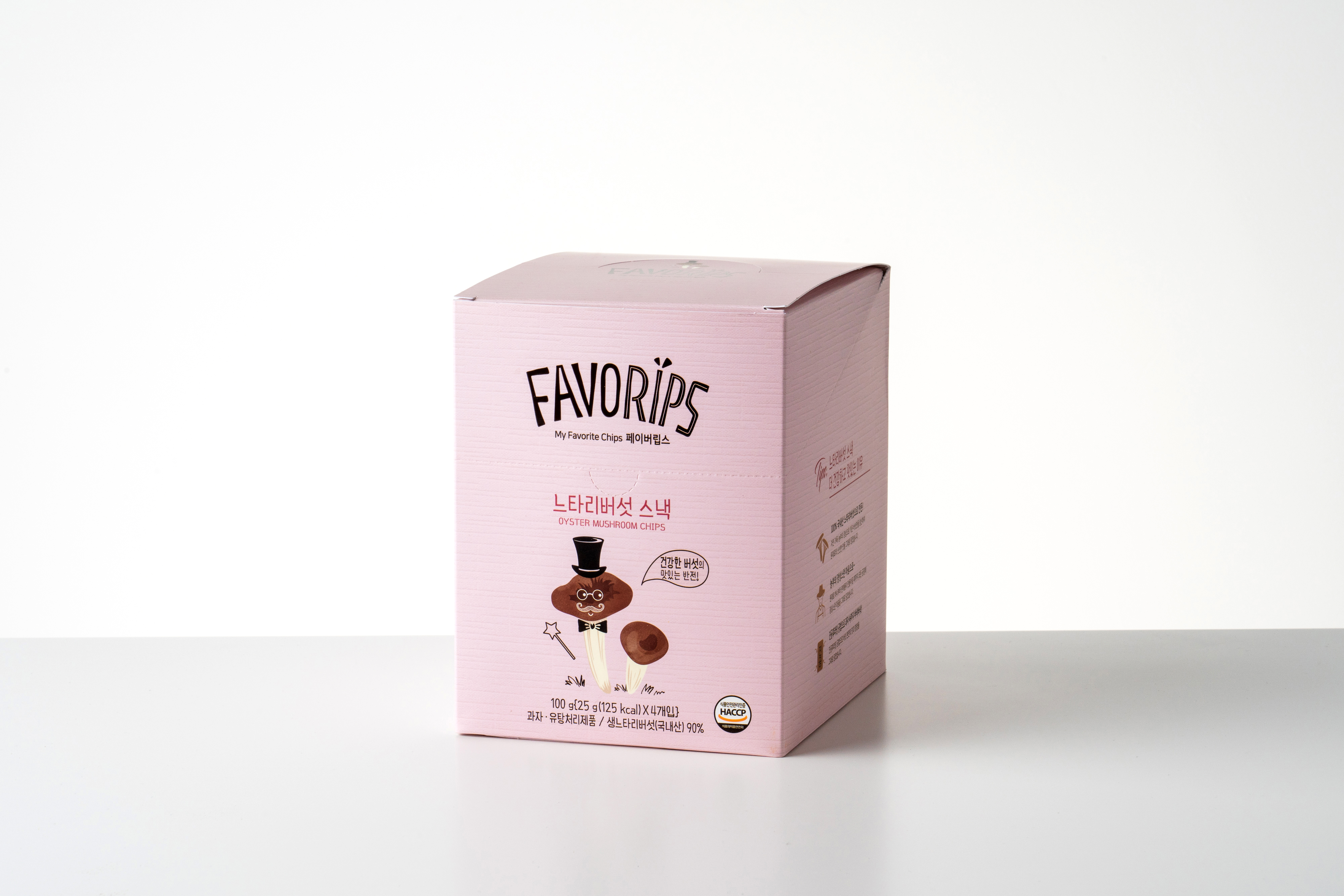 페이버립스 느타리버섯스낵 25g*4개입