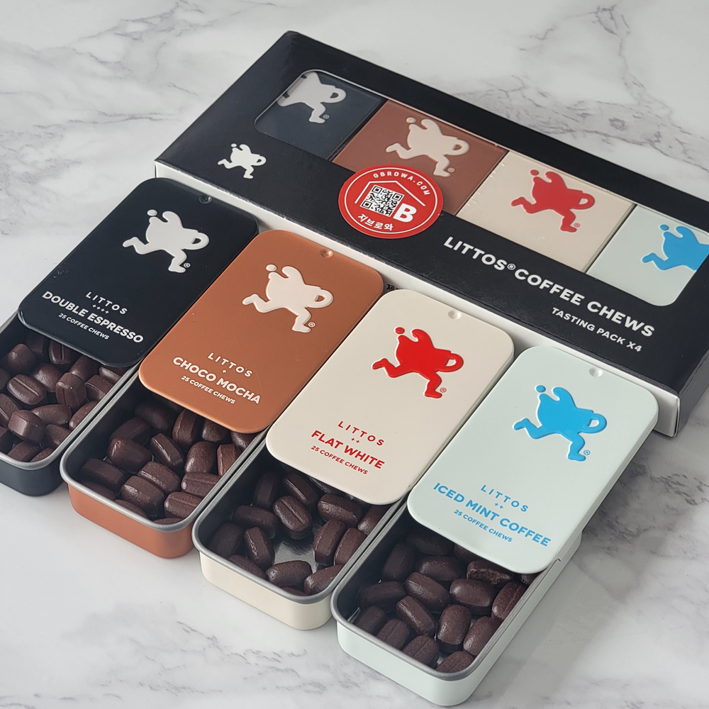 리토스 커피츄 15g X 4통 외 씹어먹는 커피의 진한향과 맛의 풍미