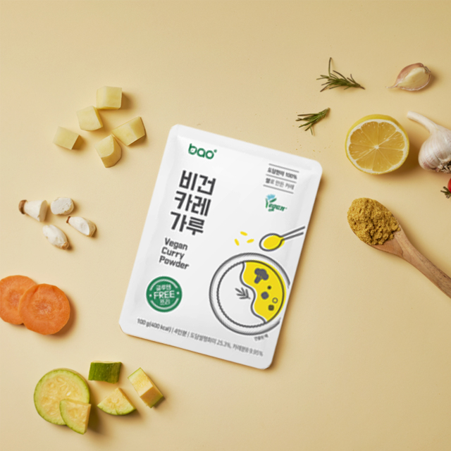 글루텐프리 비건카레 4인분 도담쌀로 만든 건강한 비건카레