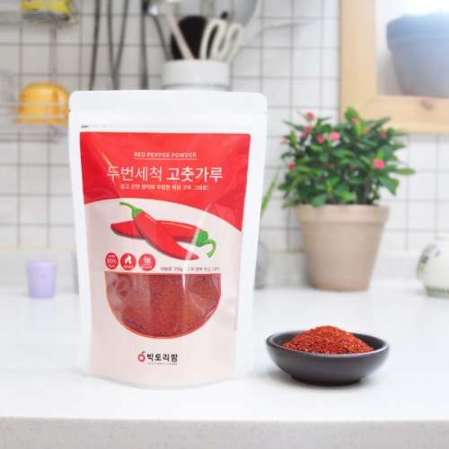 [빅토리팜] 경북 의성 두번세척 고춧가루 250g(일반용) 대표이미지 섬네일