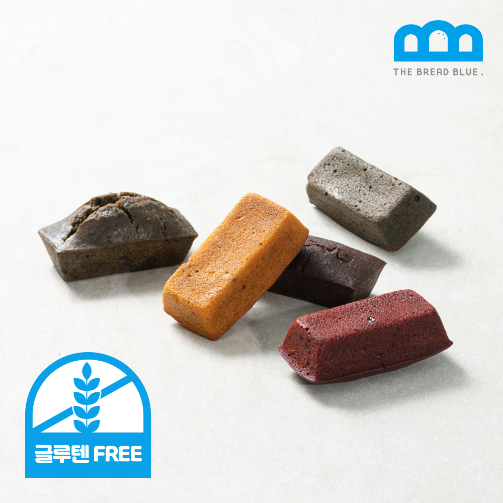 더브레드블루 비건 베이커리 쌀낭시에 (단호박/초코/흑임자/비트/쑥) 5가지 맛 택1 (글루텐프리)