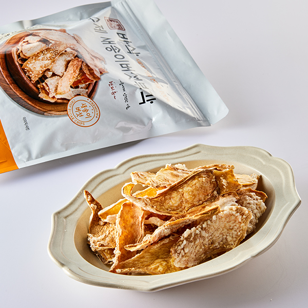 더국민 바삭 수제 새송이버섯부각(200g,대용량)