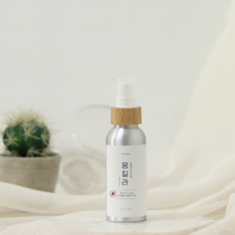 [몽킬라] 강아지 천연 진드기 퇴치제 산책 스프레이 미스트 100ml