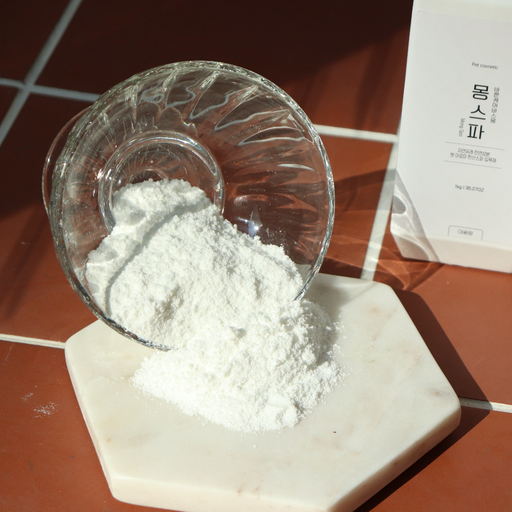 바스몽 강아지 천연 입욕제 각질제거 스파 500g