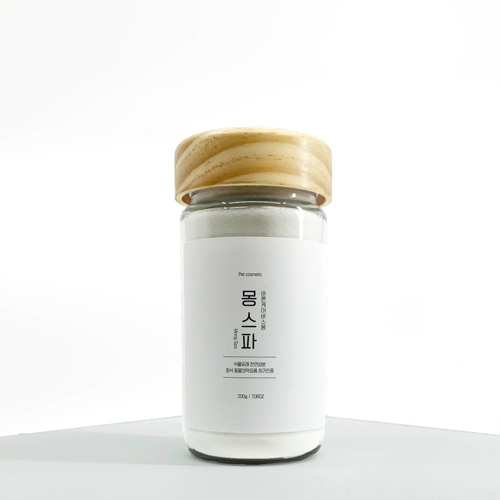 바스몽 강아지 천연 입욕제 각질제거 스파 500g