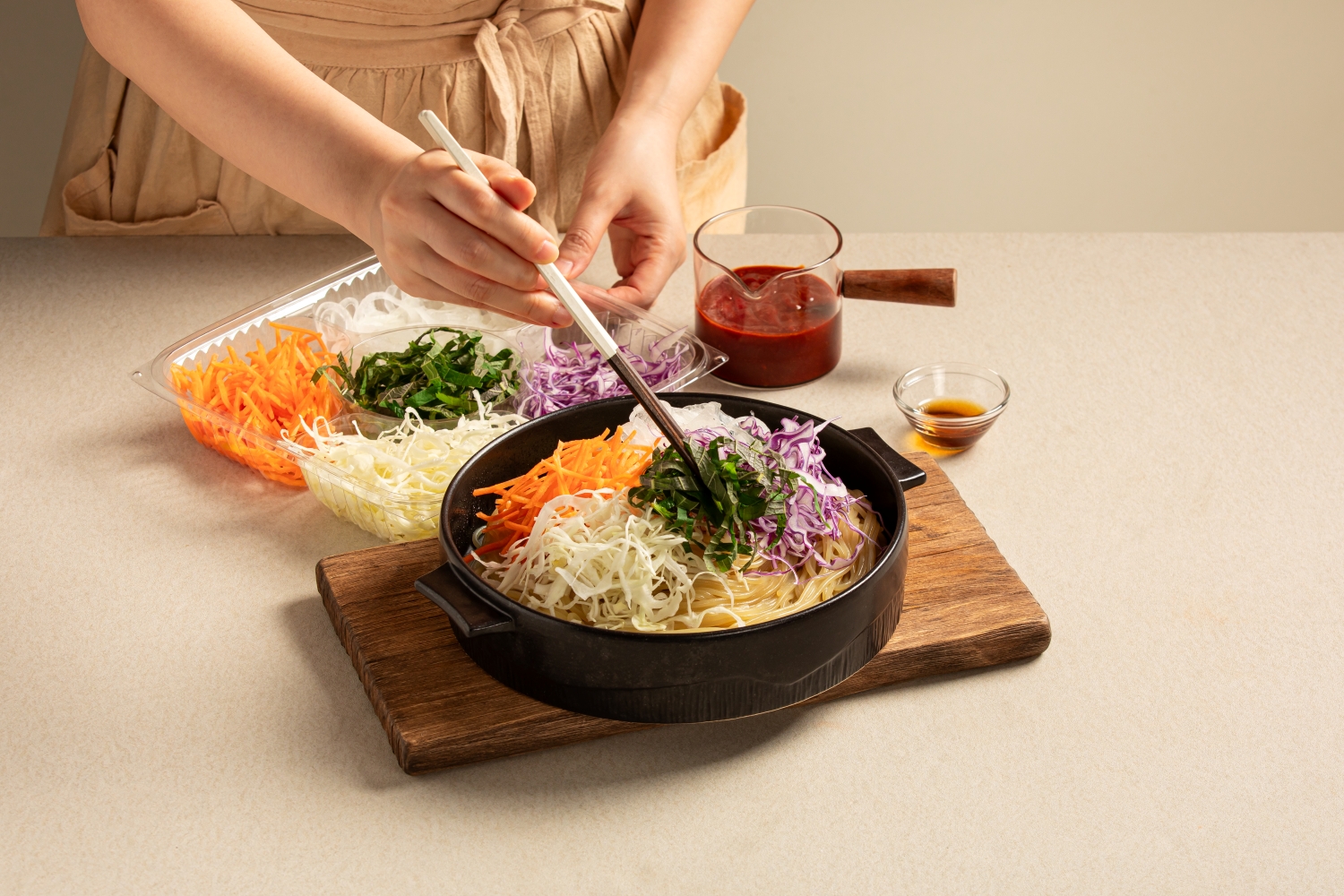 이삐 야채 쫄면 900g 1세트