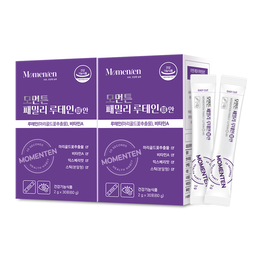 모먼튼 패밀리 루테인 안 30포 온가족 루테인 영양제