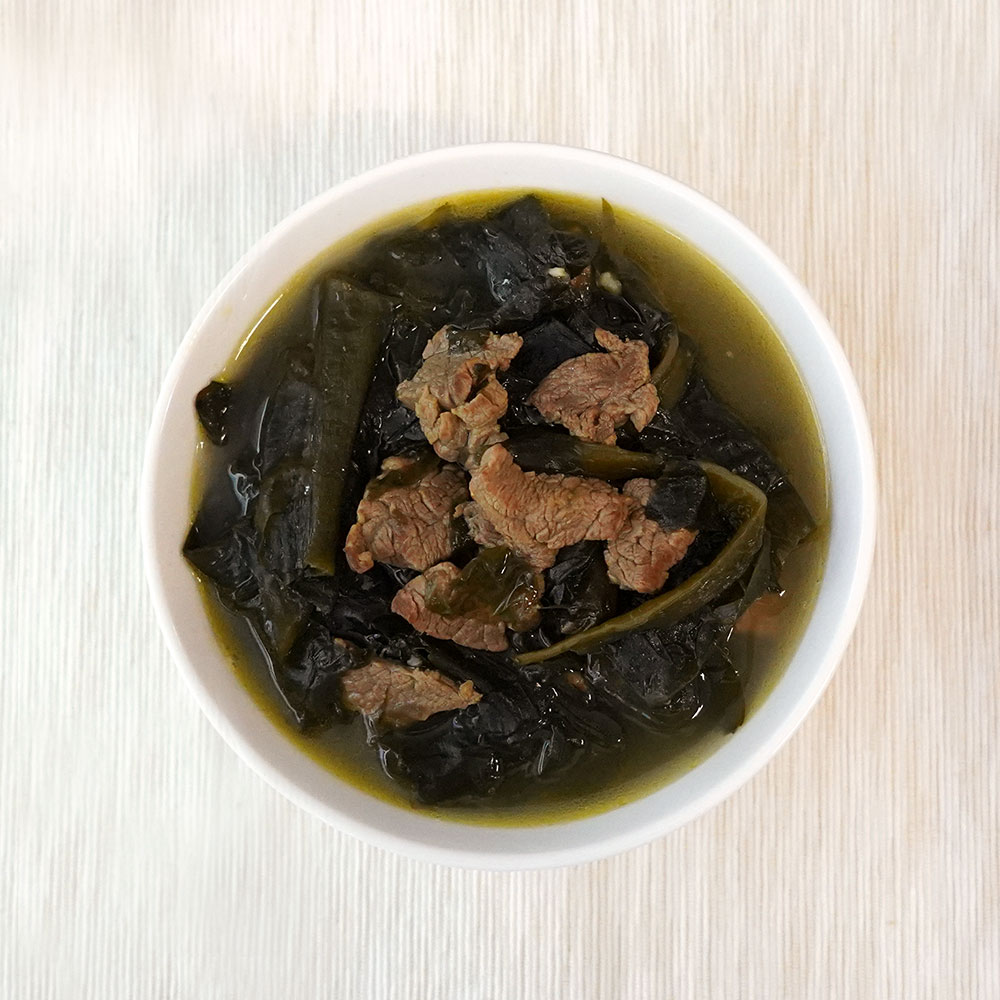 방앗간아이 냉풍 건조 또아리미역 6개 200g 국산  산모미역.